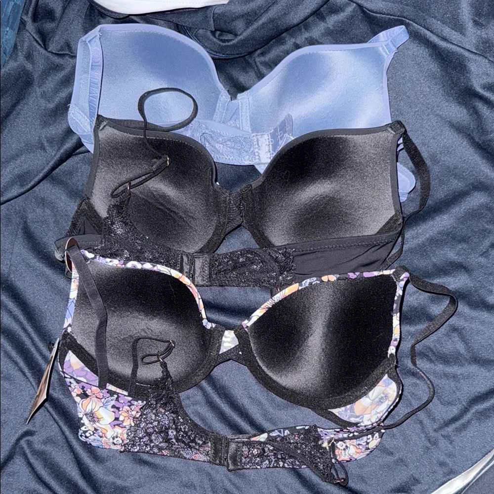 Floral and Solid Intimates Set - Picture 3 of 3